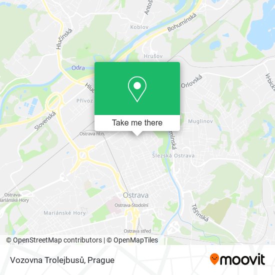 Vozovna Trolejbusů map