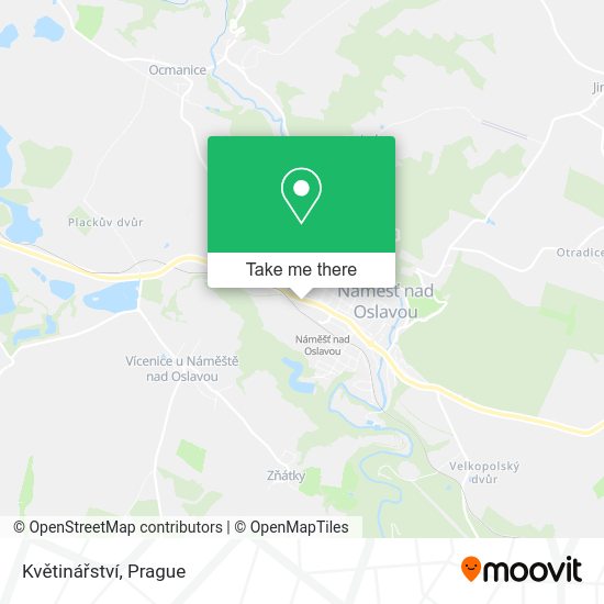Květinářství map