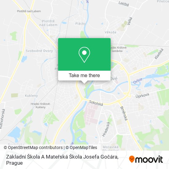 Základní Škola A Mateřská Škola Josefa Gočára map