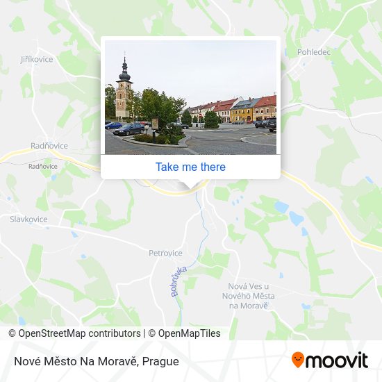 Nové Město Na Moravě map