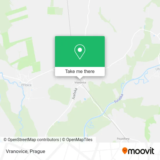 Карта Vranovice