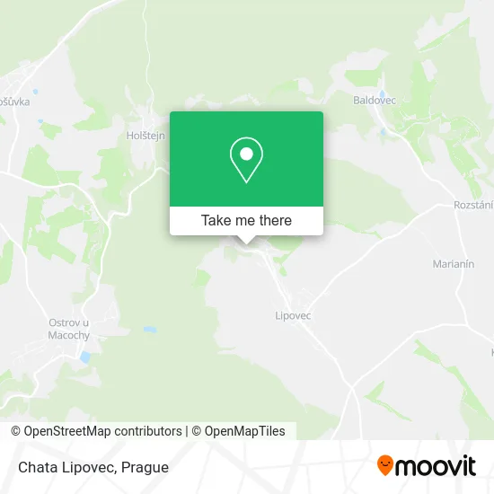 Карта Chata Lipovec