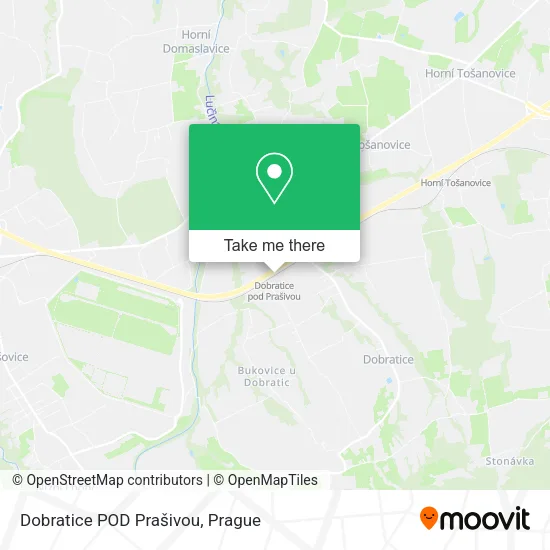 Карта Dobratice POD Prašivou