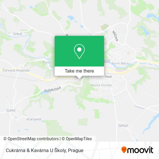 Cukrárna & Kavárna U Školy map