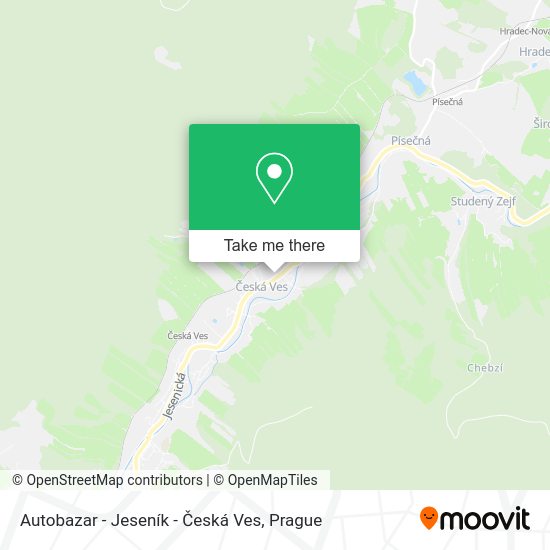 Autobazar - Jeseník - Česká Ves map