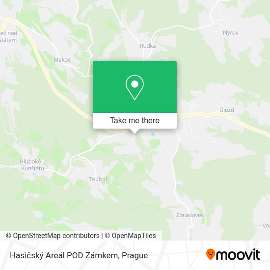 Hasičský Areál POD Zámkem map