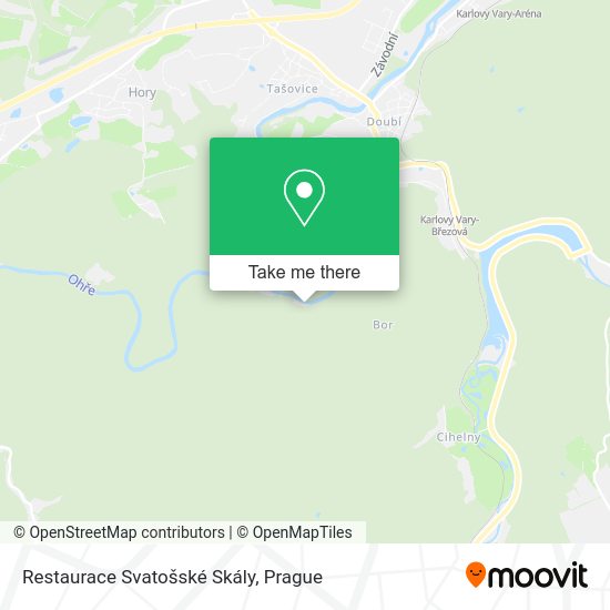 Restaurace Svatošské Skály map