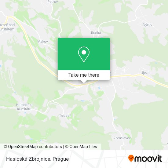Hasičská Zbrojnice map
