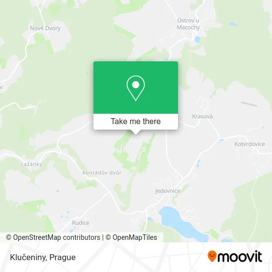 Карта Klučeniny