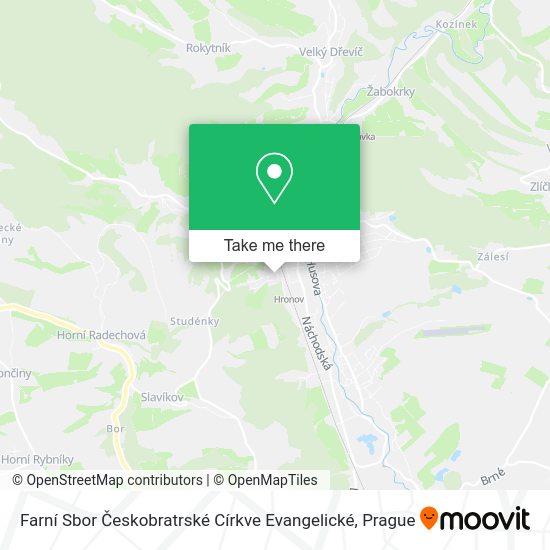 Farní Sbor Českobratrské Církve Evangelické map