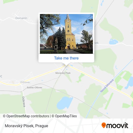 Moravský Písek map