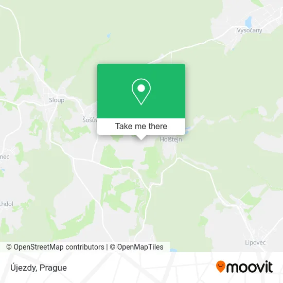 Карта Újezdy