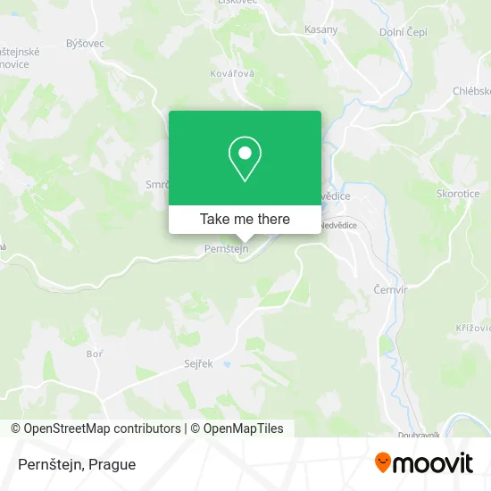 Карта Pernštejn