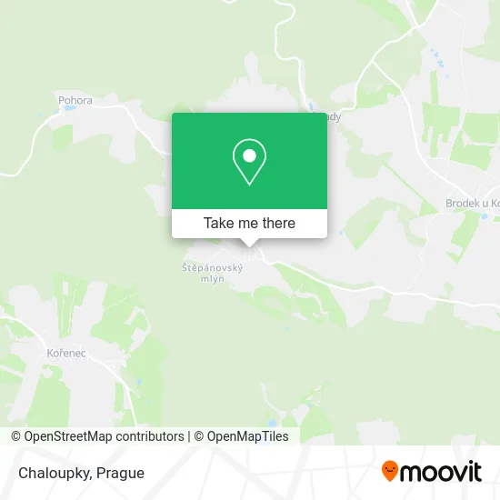 Карта Chaloupky