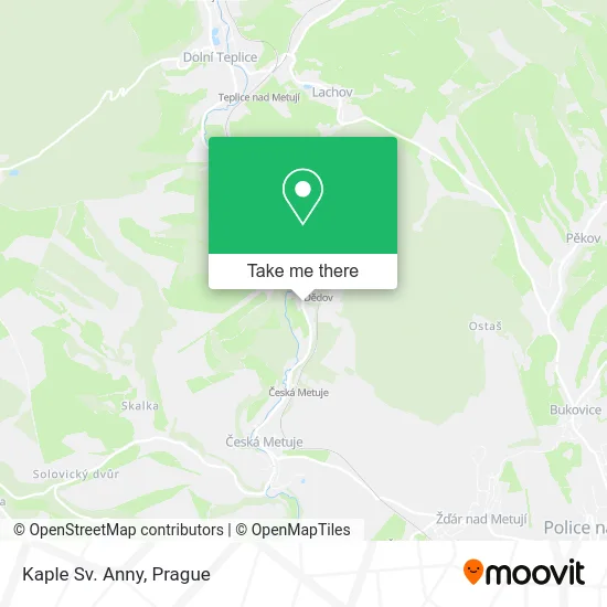 Карта Kaple Sv. Anny