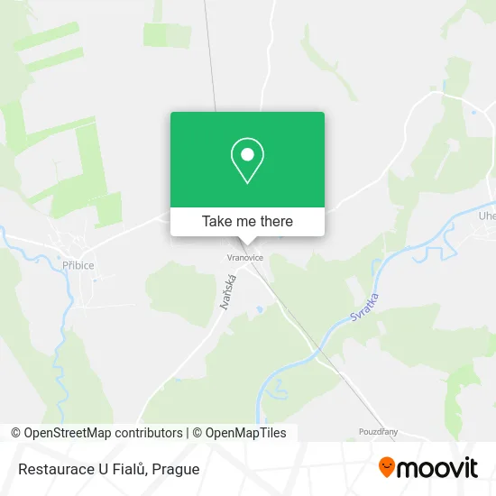 Карта Restaurace U Fialů