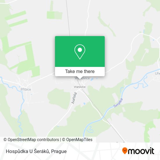 Hospůdka U Šeráků map