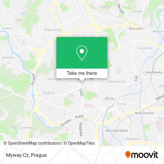 Myway.Cz map