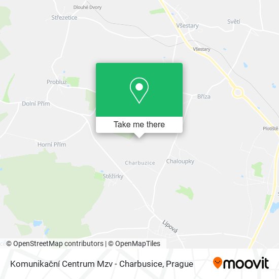 Komunikační Centrum Mzv - Charbusice map
