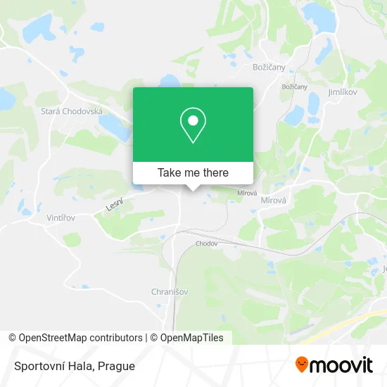 Карта Sportovní Hala