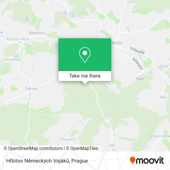 Hřbitov Německých Vojáků map