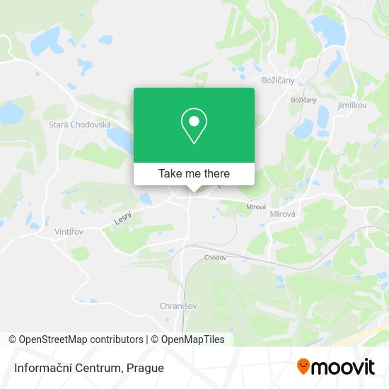 Informační Centrum map
