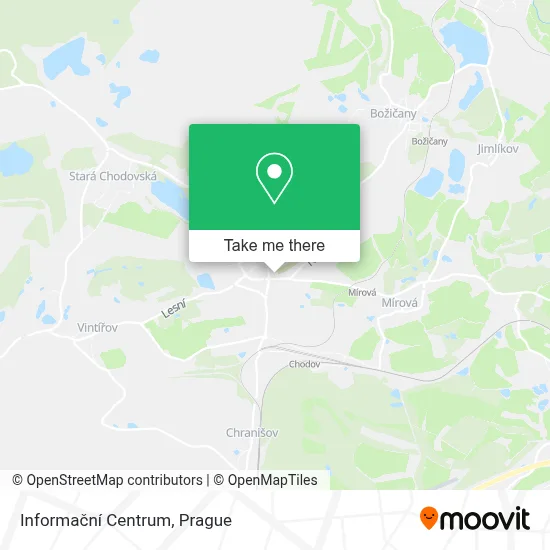 Informační Centrum map