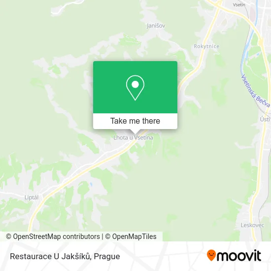 Карта Restaurace U Jakšíků