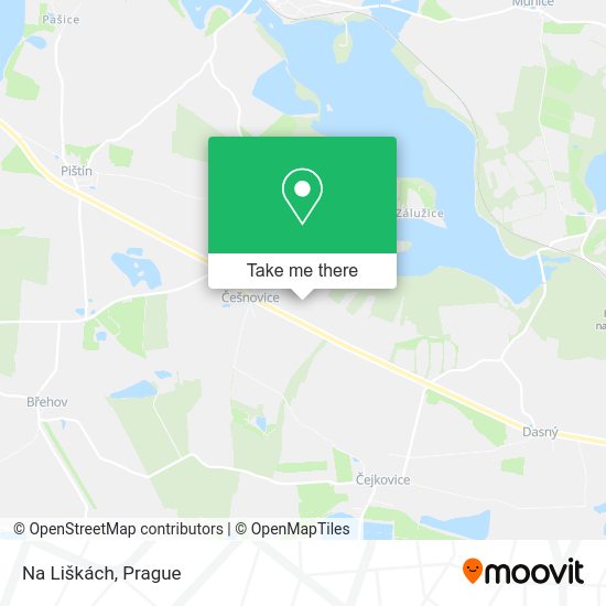 Карта Na Liškách