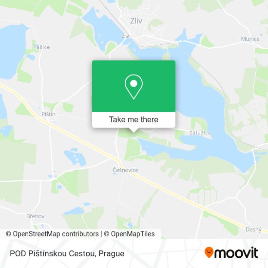 POD Pištínskou Cestou map
