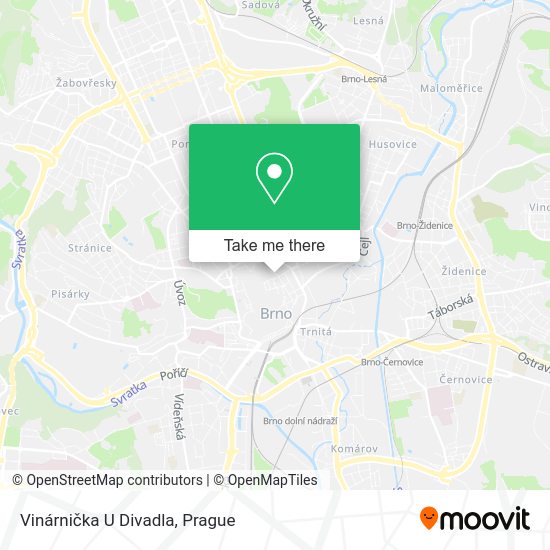 Vinárnička U Divadla map