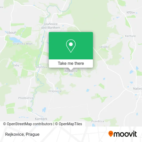 Карта Rejkovice