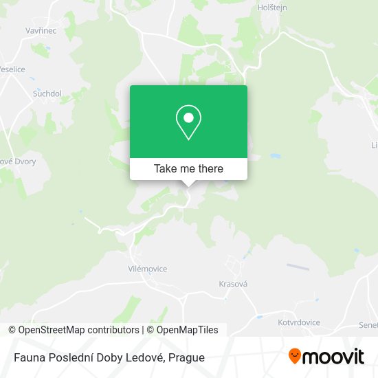 Fauna Poslední Doby Ledové map