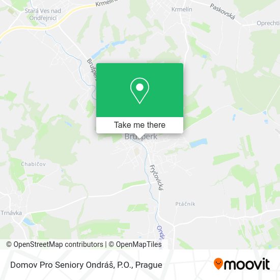 Карта Domov Pro Seniory Ondráš, P.O.