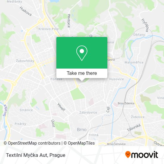Textilní Myčka Aut map