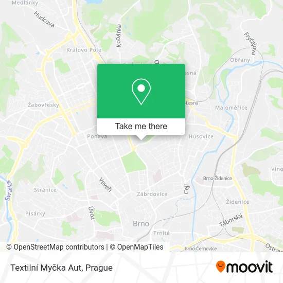 Карта Textilní Myčka Aut