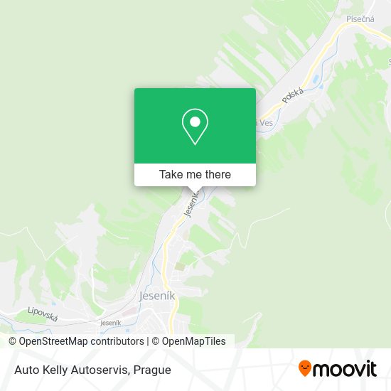 Карта Auto Kelly Autoservis