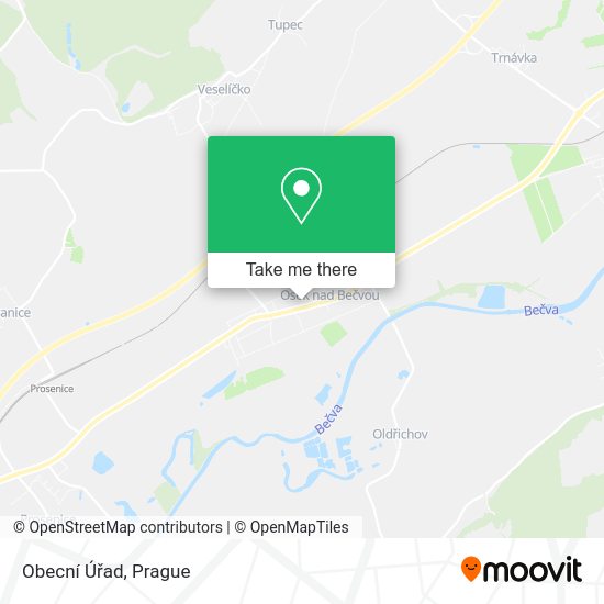 Obecní Úřad map