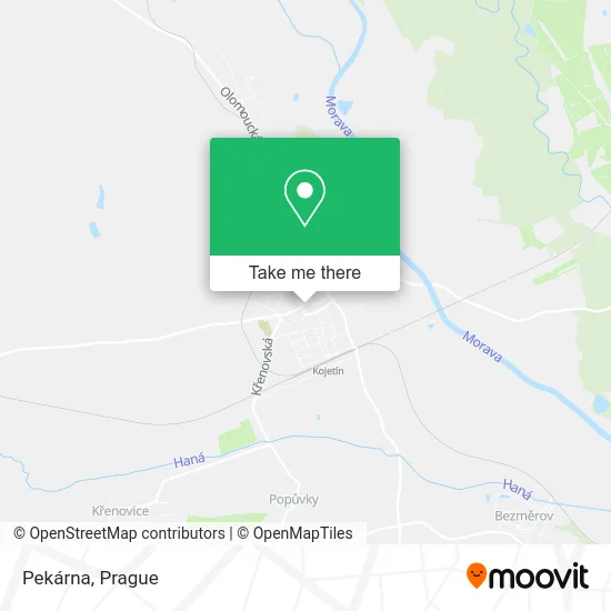 Карта Pekárna