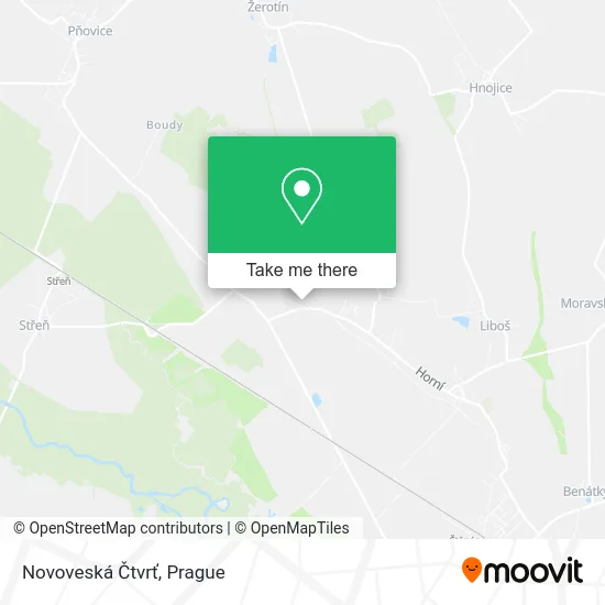 Карта Novoveská Čtvrť