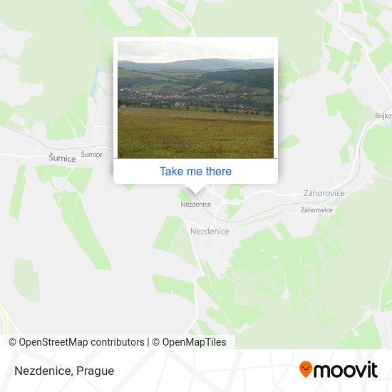Карта Nezdenice