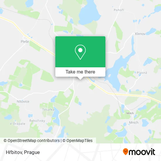 Карта Hřbitov