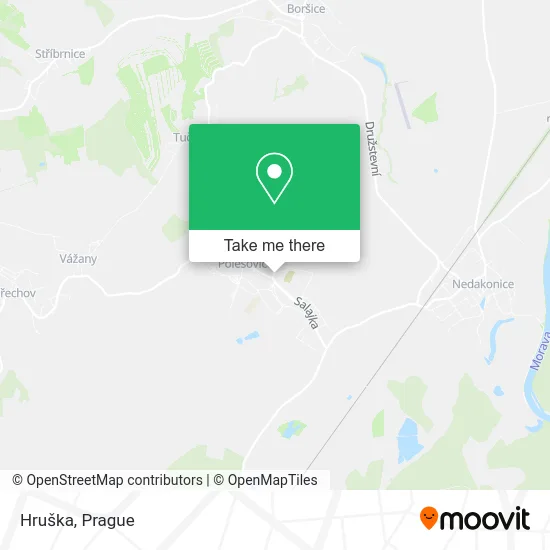 Hruška map
