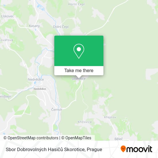 Sbor Dobrovolných Hasičů Skorotice map