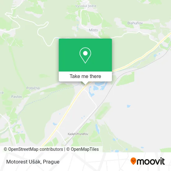 Карта Motorest Ušák