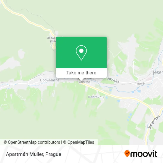Карта Apartmán Muller