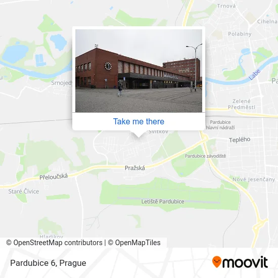 Карта Pardubice 6