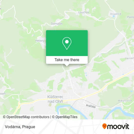 Карта Vodárna