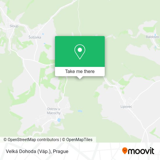 Velká Dohoda (Váp.) map