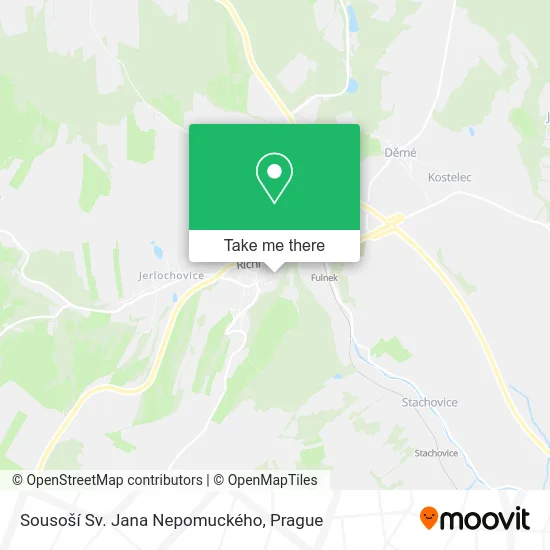 Карта Sousoší Sv. Jana Nepomuckého